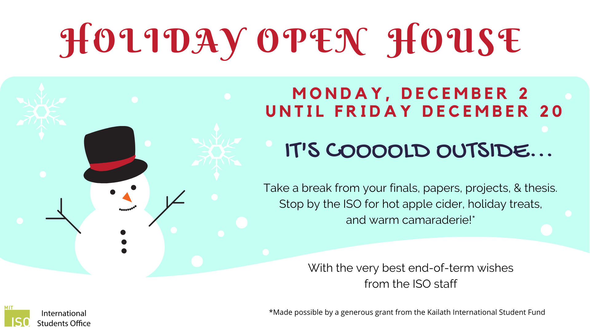 ISO Holiday Open House | ISO