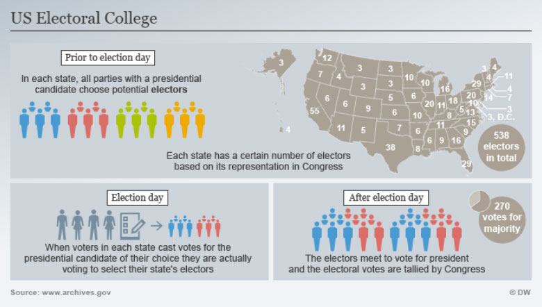 Electoral College System Diagram