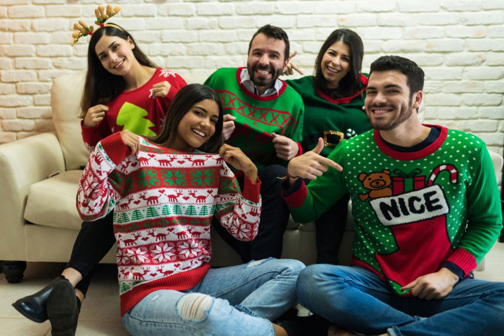 The ugly shop sweater party