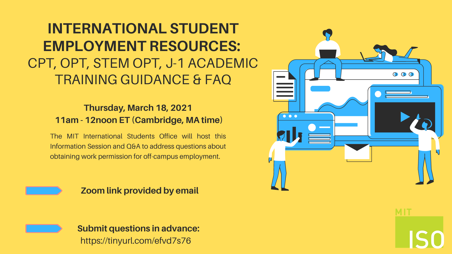 Employment Info Session Q A International Student Employment Resourcesiso