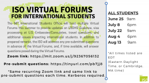 ISO Virtual Forums