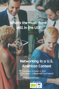 Networking in a U.S. American Context [Virtual]