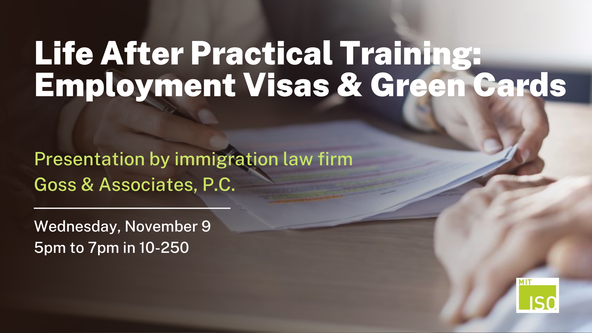 Immigration Attorney: Life after Practical TrainingISO