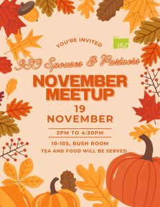 ISO Spouses & Partners November Meetup